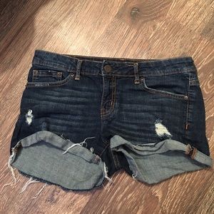 Dark Jean shorts